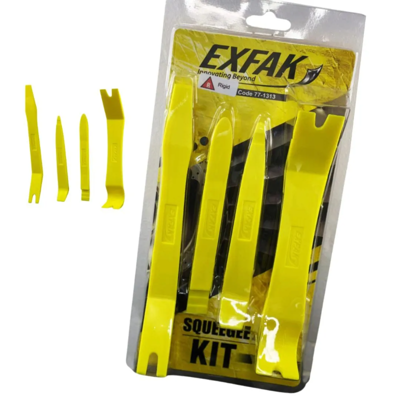 KIT ESPATULAS PLASTICAS 4 PEÇAS EXFAK