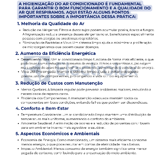 5 Pontos importantes sobre a higienização do seu ar condicionado