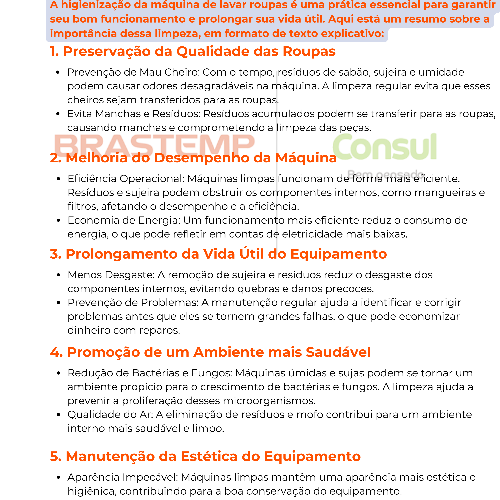 5 Pontos importantes sobre a higienização da sua maquina de lavar