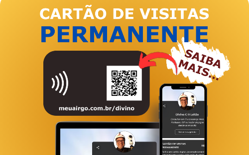 CARTÃO DE VISITAS PERMANENTE