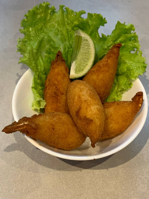 Bolinho de Camarão Empanado C/ 5 Un