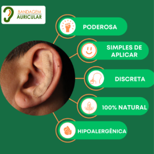 BANDAGEM AURICULAR + MASSAGEM AURICULAR