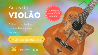 AULA PARTICULAR DE VIOLÃO