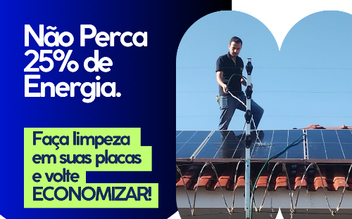 Limpeza Placa Solar