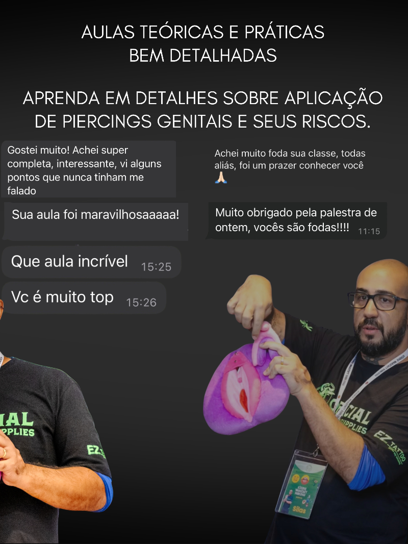 Curso de Piercings Genitais!