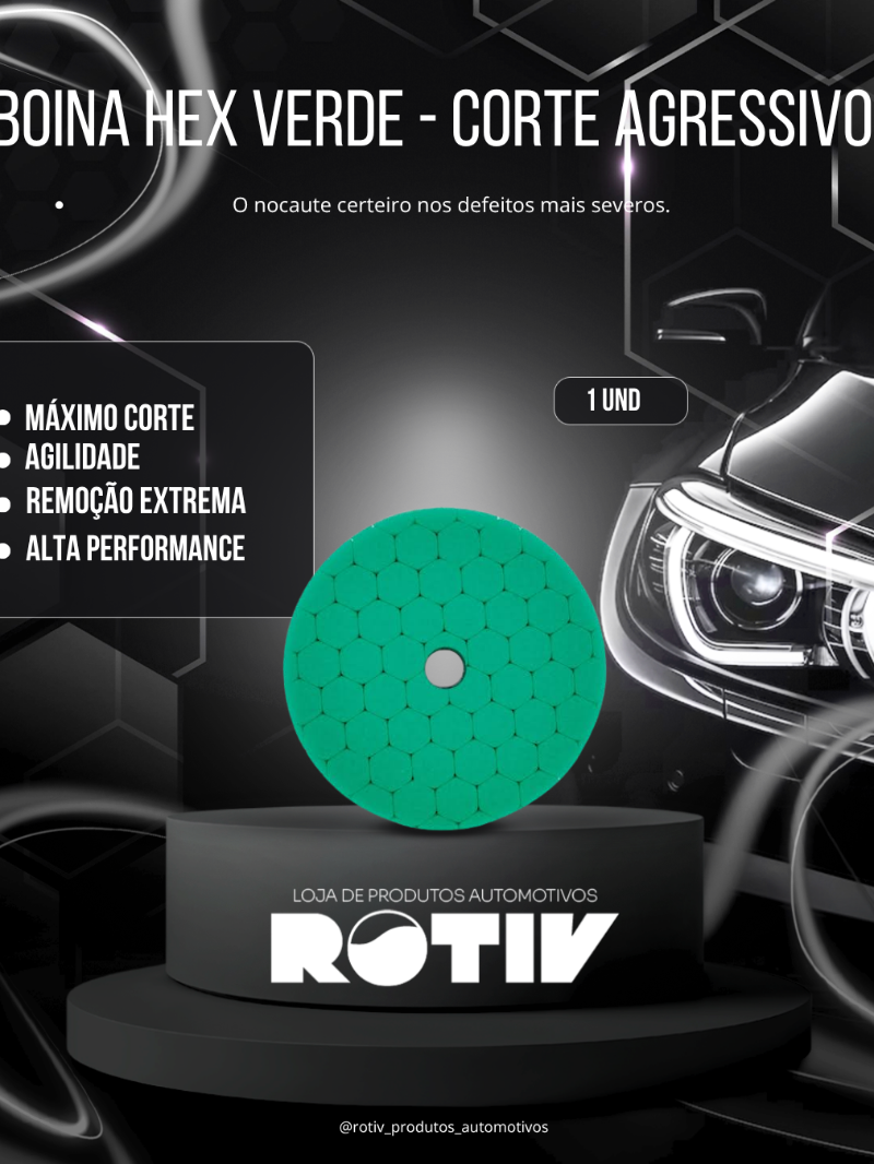 Boina Hex Verde Corte Agressivo