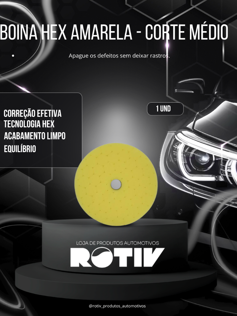 Boina Hex Amarela Corte Médio SGT