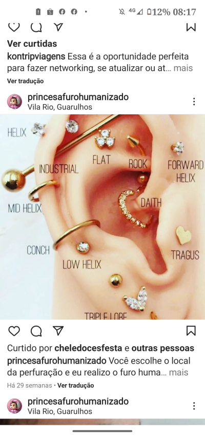 Body Piercing Auricular