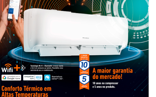 Somos credenciado autorizado das melhores marcas de Ar condicionado da linha residencial, comercial e Prime Black