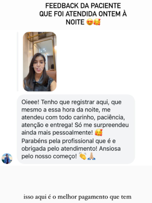 O que dizem sobre a experiência com a Dra. Lorraynne