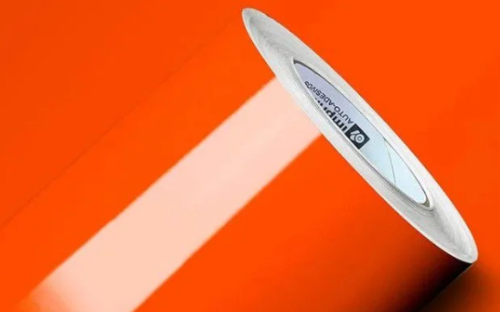 VINIL SILVER MAX SUPER BRILHO LARANJA 1,22M