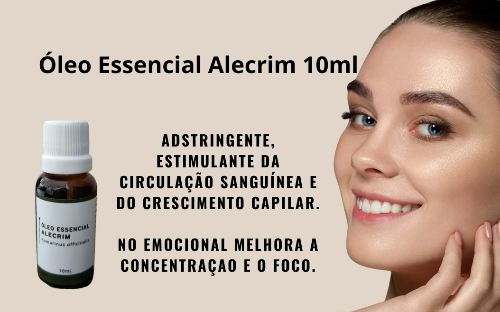 ÓLEO ESSENCIAL ALECRIM 10ml
