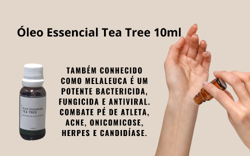 ÓLEO ESSENCIAL TEA TREE 10ml