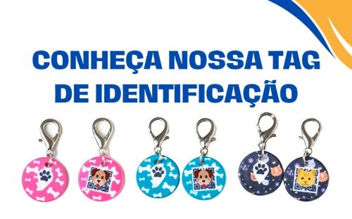 Tag QR Code de identificação - PET