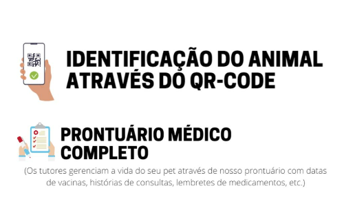 Tag QR Code de identificação - PET