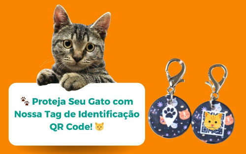 Tag QR Code de identificação - PET
