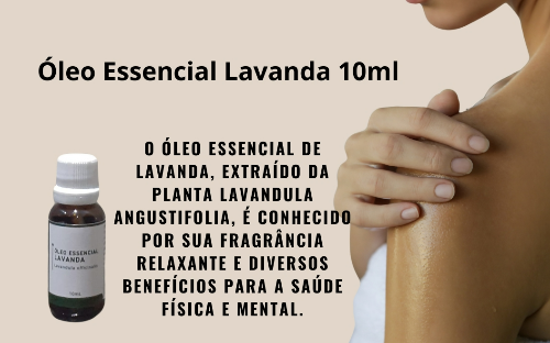 ÓLEO ESSENCIAL LAVANDA 10ml