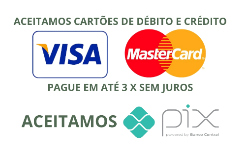 FORMAS DE PAGAMENTOS: