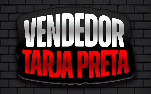 VENDEDOR TARJA PRETA