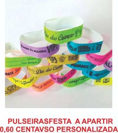 Pulseiras Personalizadas.