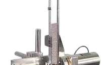 NW-8011V-8011H - Grampeadeira pneumática semiautomática, com mandíbula.