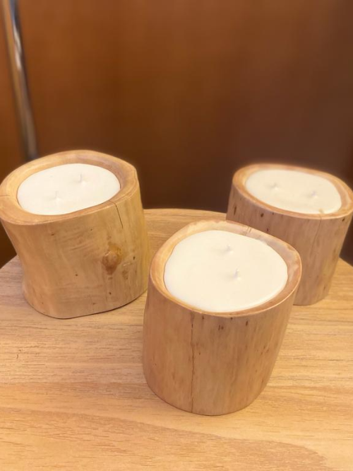 Velas naturais aromáticas