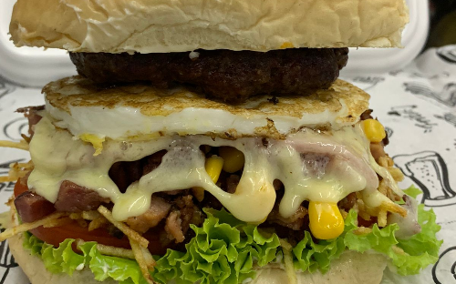 X Egg Bacon Com Bife Artesanal